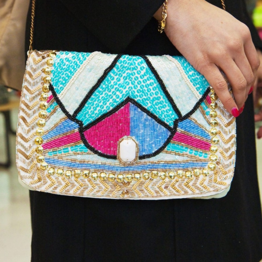 Sequin Crossbody / Clutch - Picture 1 of 5